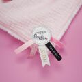  - happy - lapin blush rose 25 cm 