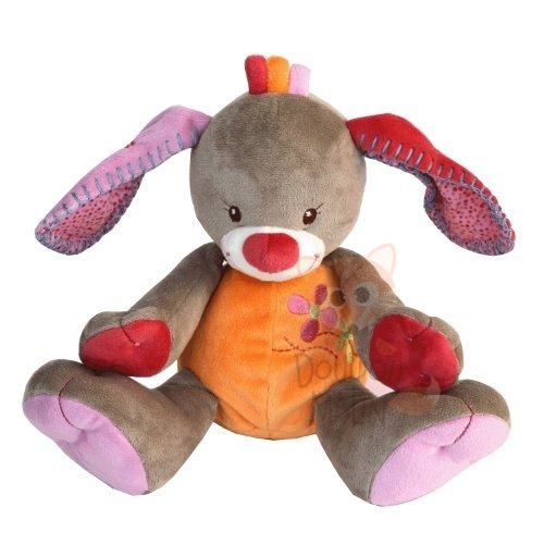  charlotte lapin violet orange rouge rose fleur 