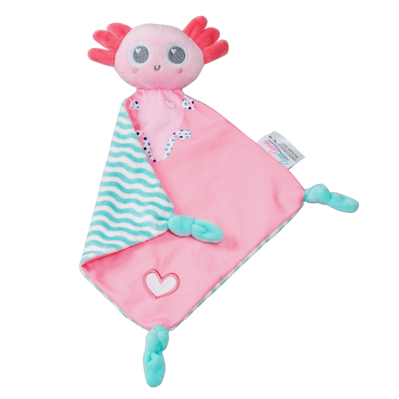 sos doudou ours Pioupiou et Merveilles plat rose