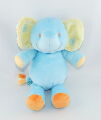  éléphant bleu orange vert 