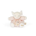  - perle - peluche patapouf souris rose 18 cm 