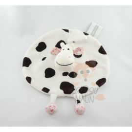 doudou vache noir et blanc