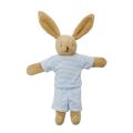 lapin pyjama rayé bleu blanc beige 