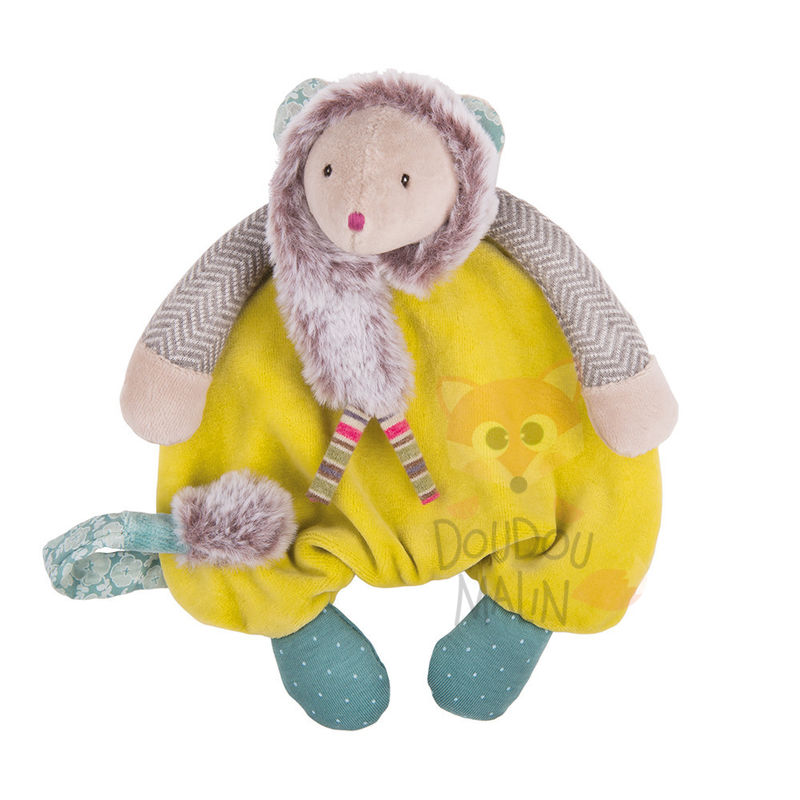 Moulin Roty Les Pachats Baby Comforter Mouse Green Moulin Roty Les Pachats Baby Comforter Mouse Green