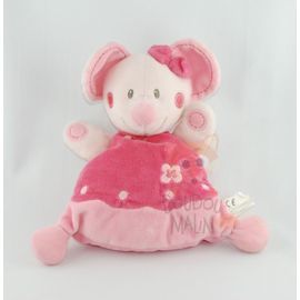  souris rose blanc triangle fleur  