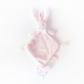  - ella lapin - attache-sucette rose 25 cm 