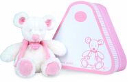  mon tout petit souris blanc rose mouchoir 