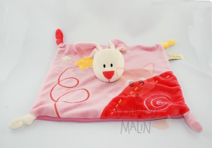 Baby luna lapin rose rouge jaune étoile 