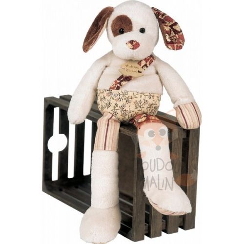  les saltimbanques chien beige rouge salopette 