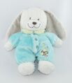  lapin pyjama bleu vert blanc 