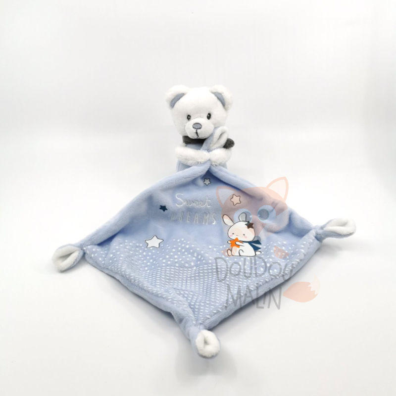  mouchoir ours bleu sweet dreams 