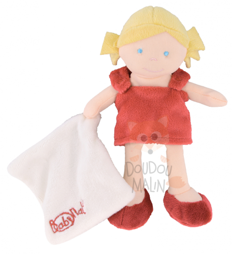  les ptites chipies poupée robe rouge jaune mouchoir 