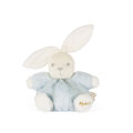  - perle - peluche patapouf lapin bleu 18 cm 