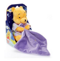  winnie lourson mouchoir jaune violet lune étoile 