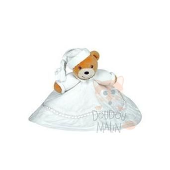  dragée ours plat rond blanc beige 