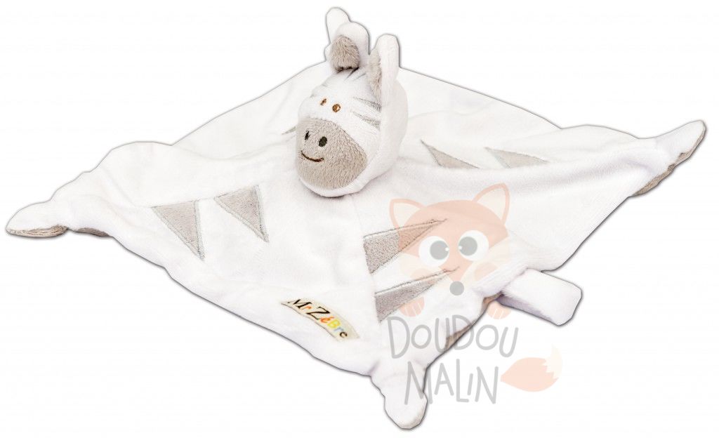  plat mr zèbre blanc gris 