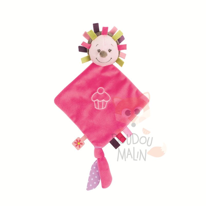 Nattou Manon Alizee Soft Toy Hedgehog Pink