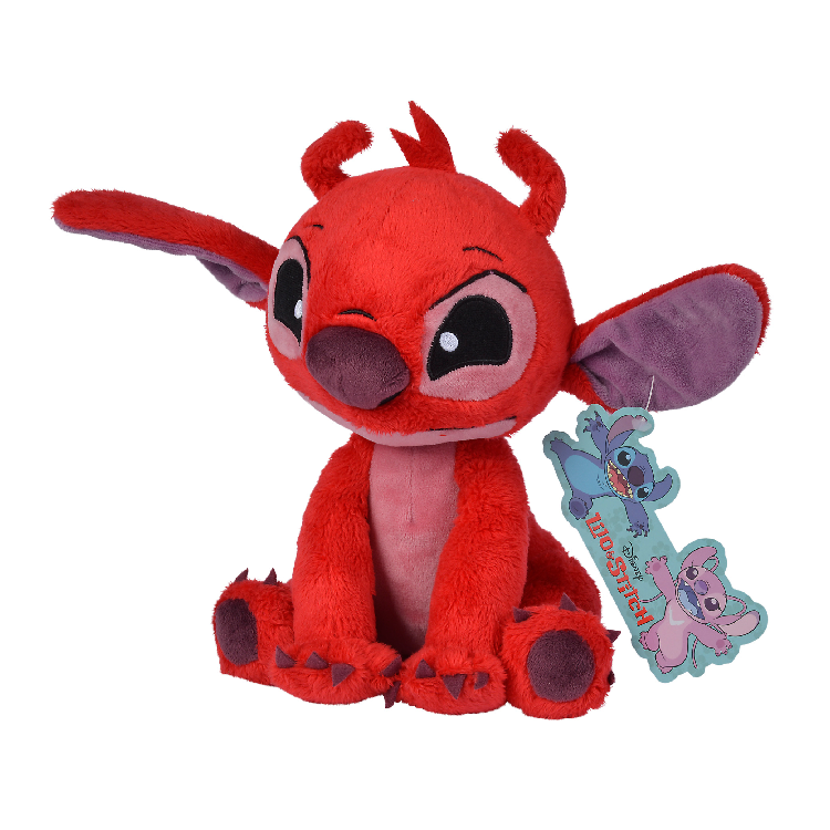 Disney Peluche géante Stitch Leroy rouge 50 cm