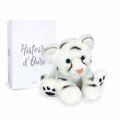  - terre sauvage - peluche bébé tigre blanc 18 cm 