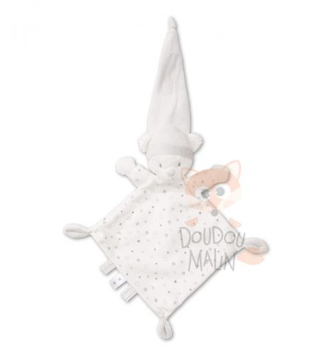 plat ours blanc gris étoile bonnet étiquette 