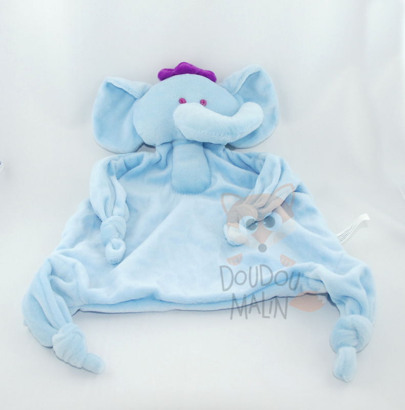 Sabilux  éléphant bleu violet couronne 