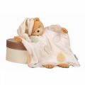  pure marionnette ours feuille beige vert bonnet 