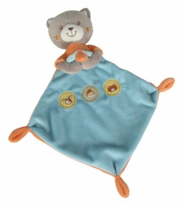  renard cerf indien ours gris orange turquoise 