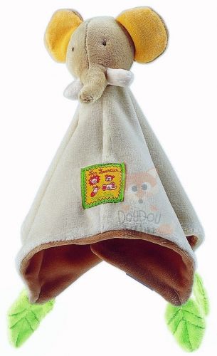Moulin Roty Les Loustics Baby Comforter Elephant Beige Moulin Roty Les Loustics Baby Comforter Elephant Beige