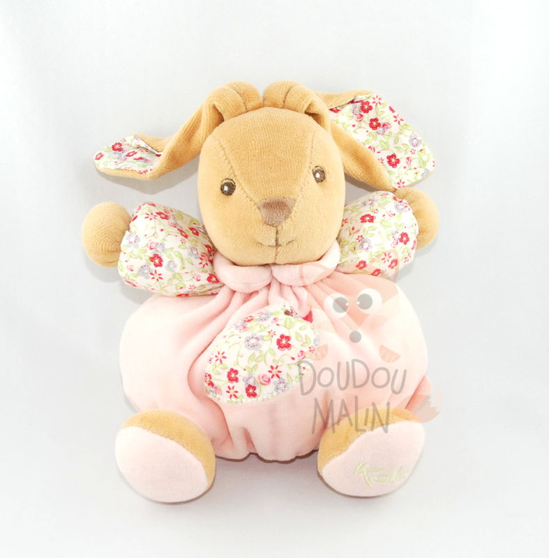 KALOO SOS DOUDOU LAPIN LIBERTY ROSE PATCHWORK FLEUR - Boutique pour  retrouver Doudou !!!