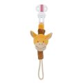 jungle attache tétine girafe jaune 