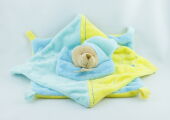  les noeuds plat ours bleu jaune 