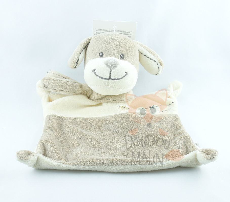  cuddles plat chien marron beige 