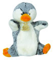 marionnette zanimoos pingouin blanc noir orange 