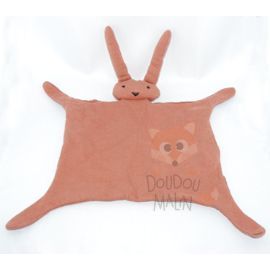  lapin plat carré marron 