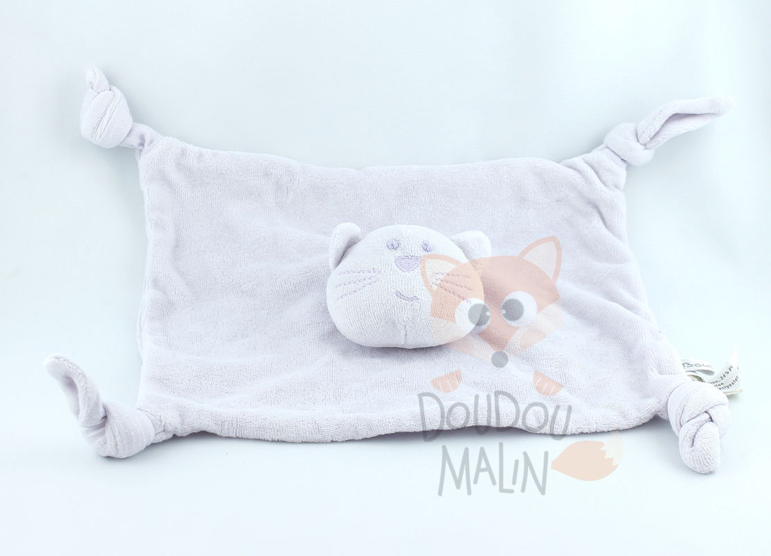 Boutchou plat chat violet clair 