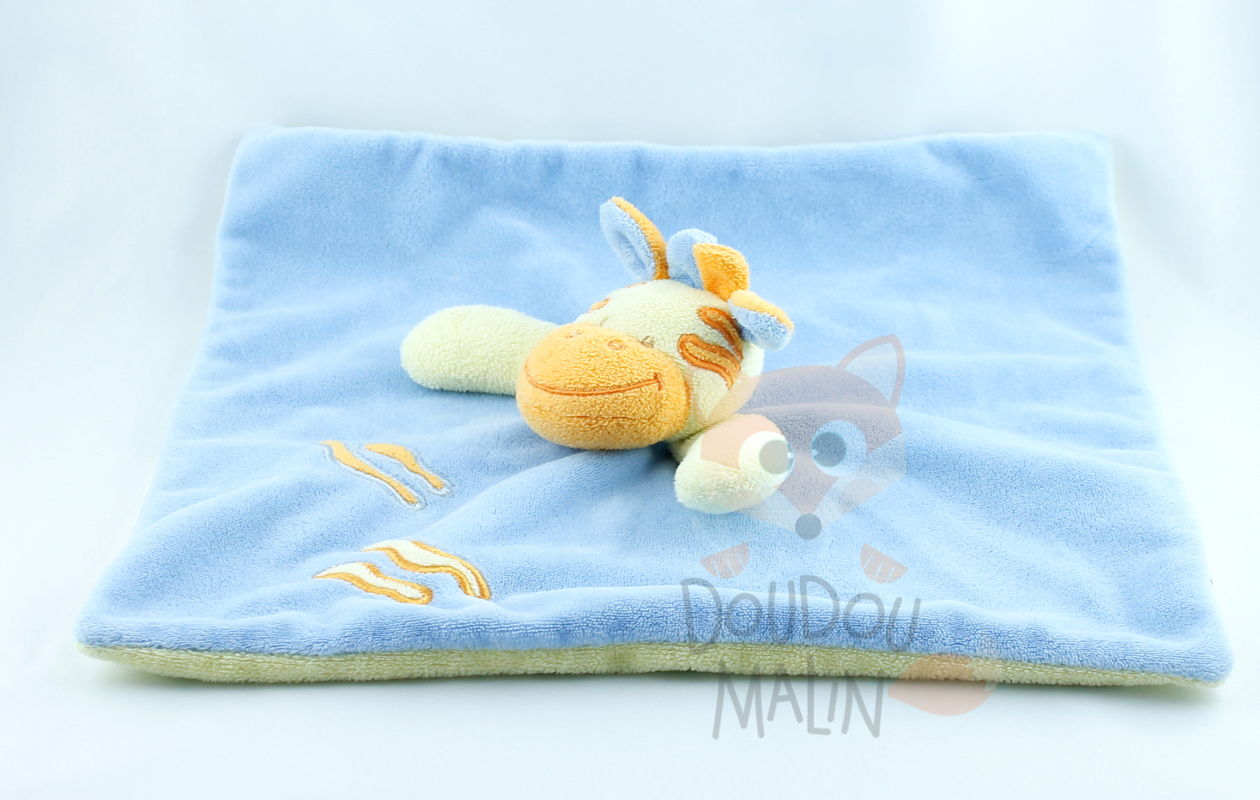  plat zèbre bleu orange 