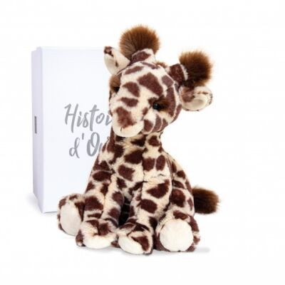  - terre sauvage - peluche lisi girafe marron 30 cm 