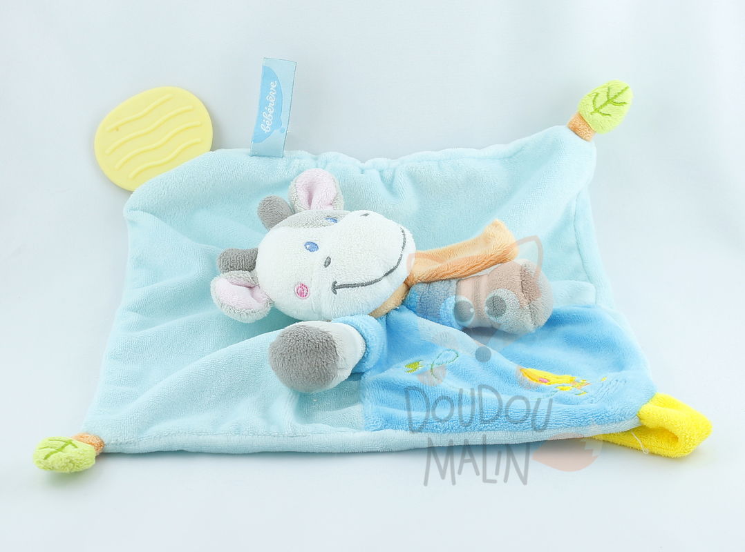  plat vache bleu orange oiseau 