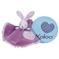  hippie chic lapin plat rond violet blanc coeur 