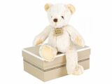  zanimoos ours classique beige blanc 