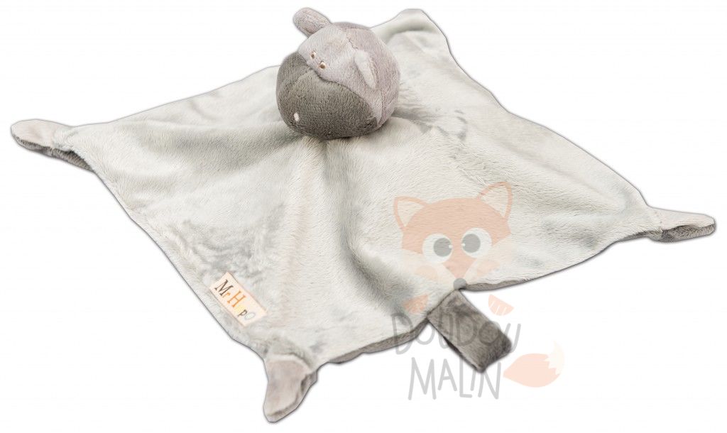  plat mr hippo hippopotame gris 