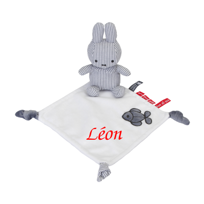 Miffy lapin - marinière bleu blanc 30 cm 