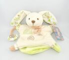 Bébé rêve casino marionnette lapin marron vert écharpe spirale 