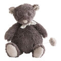  - noann the bear - musical box dark brown 30 cm 