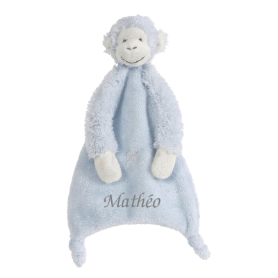  - mickey singe - bleu 30 cm 