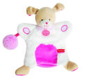 marionnette lovely fraise chien rose blanc 