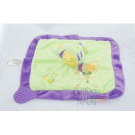  zèbre carré plat vert violet anneau dentition 