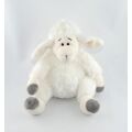  peluche mouton blanc gris  