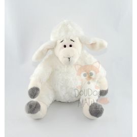  peluche mouton blanc gris  