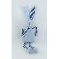  lapin bleu rayé echarpe 